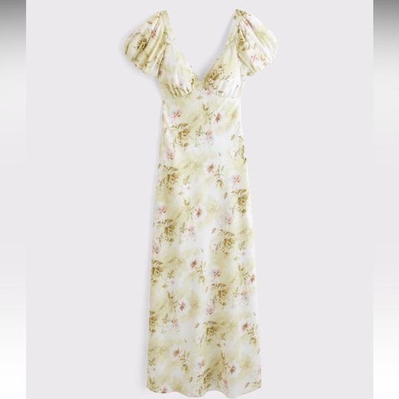 Puff Sleeve Midi Dress - Picture 6 of 6